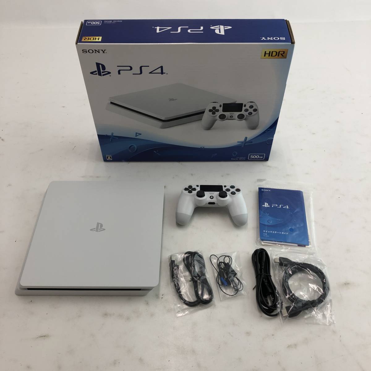 1円~】SONY PlayStation PS4 CUH-2200A 500GB Glacier White ※未使用