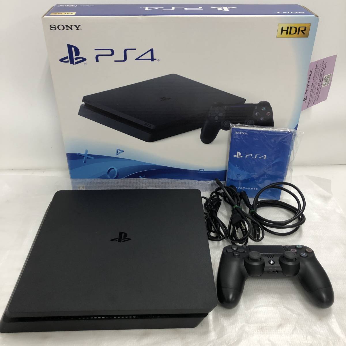 1円～】SONY PS4 Playstation4 CUH-2200A B01 ジェットブラック500GB