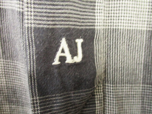 M104c ARMANI JEANS●アルマーニジーンズ＜スタントカラー 半袖 シャツ＞半袖シャツ●Ricicli17_画像5