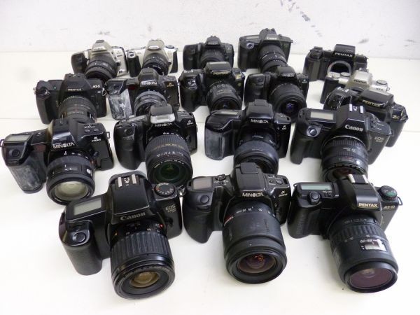 D013-00000 ジャンク AF カメラ まとめ売り レンズ ボディ PENTAX