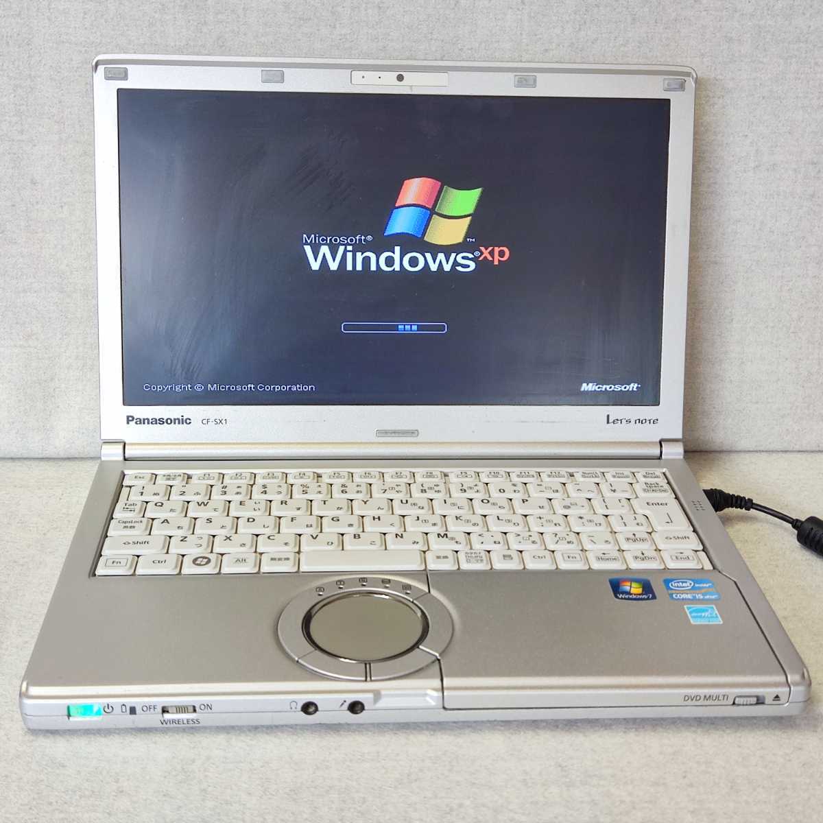 憧れの Let's Panasonic 12.1” OS選択可 XP,7,10,11 ☆Windows note i5