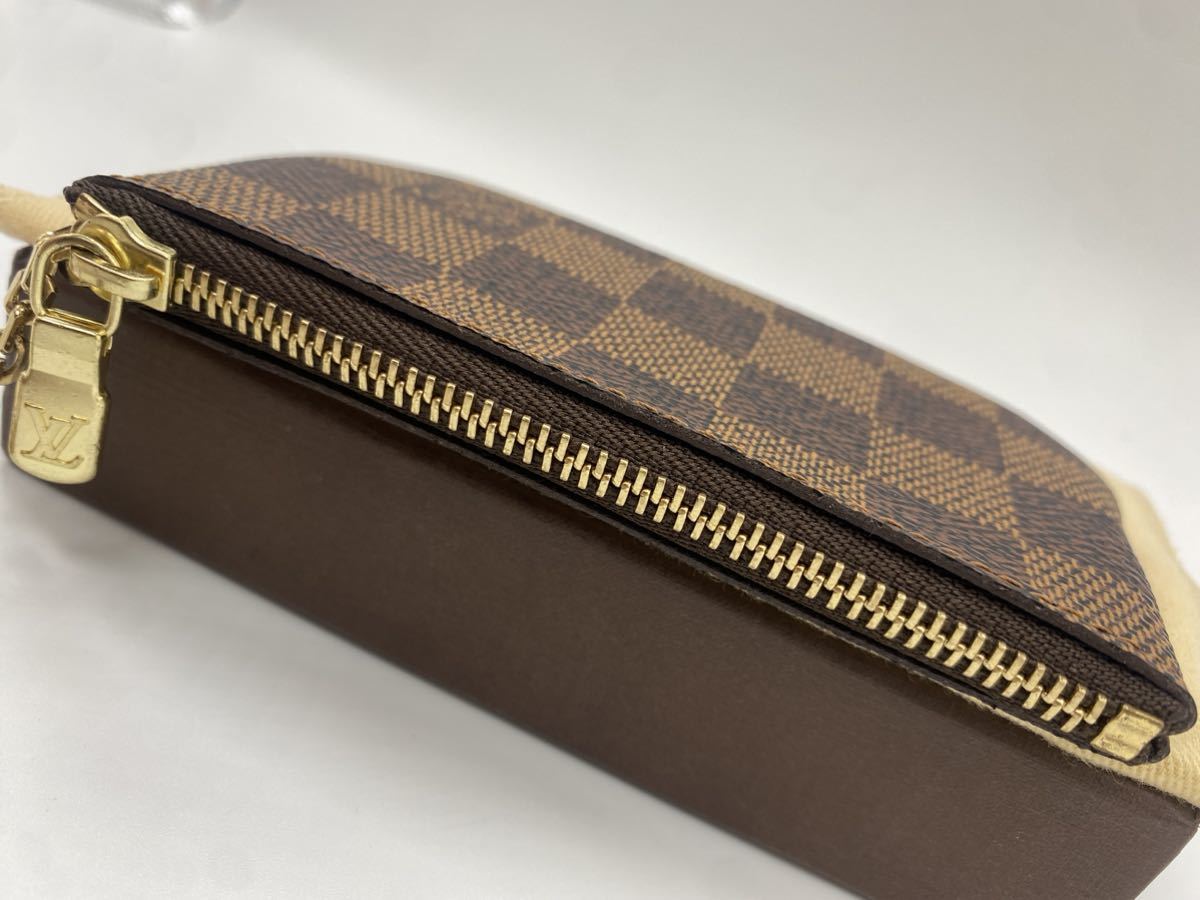 【新品未使用品】LOUIS VUITTON ルイヴィトン ダミエ ポシェットクレ N62658 コインケース 小銭入れ キーケース メンズ レディース