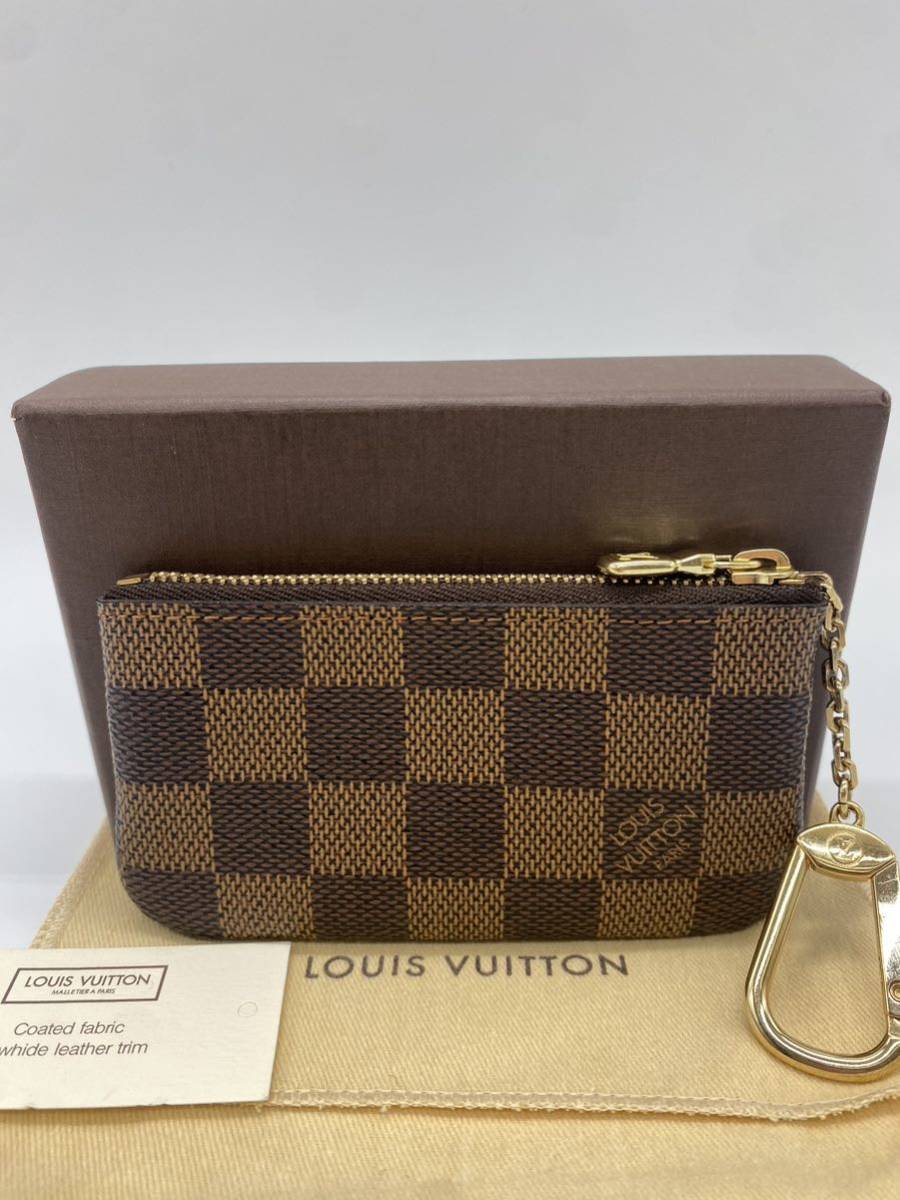 【新品未使用品】LOUIS VUITTON ルイヴィトン ダミエ ポシェットクレ N62658 コインケース 小銭入れ キーケース メンズ レディース