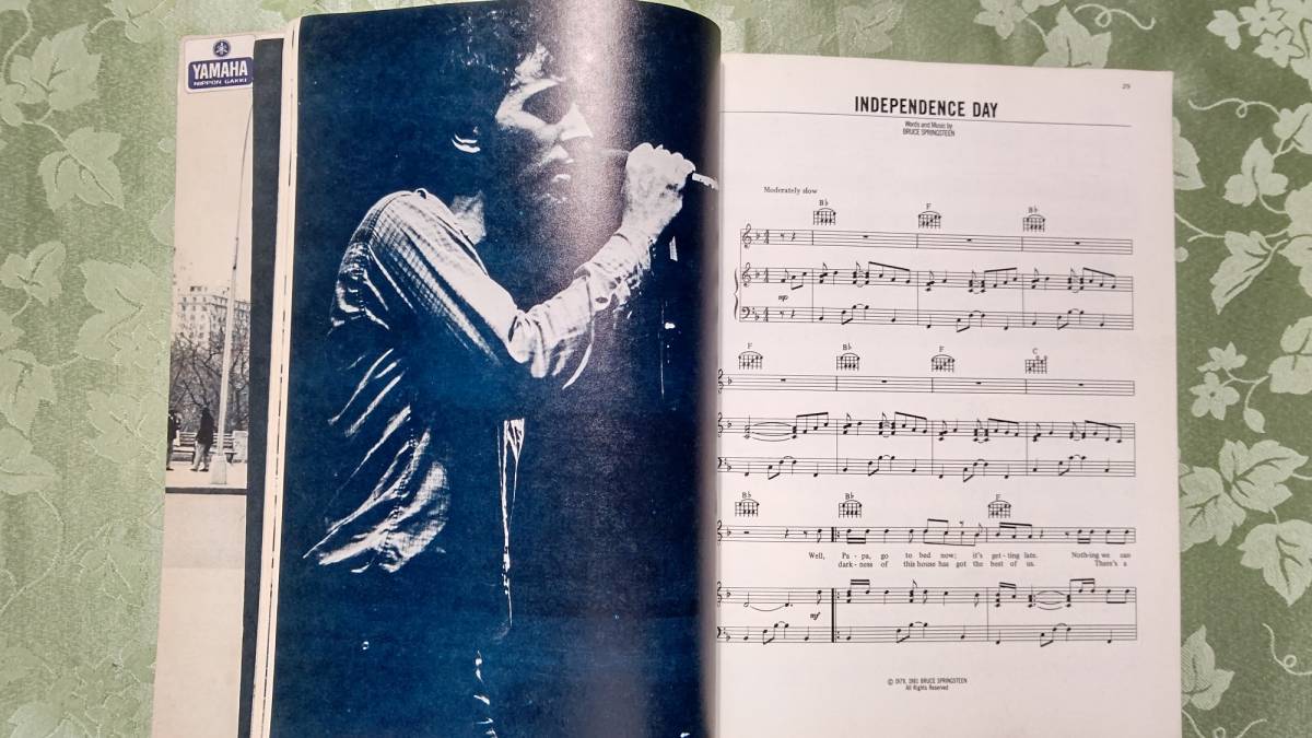 輸入楽譜 BRUCE SPRINGSTEEN THE RIVER ブルース・スプリングスティーン　ザ・リバー　アルバム 全20曲 1981年 WARNER BROS. 激レア