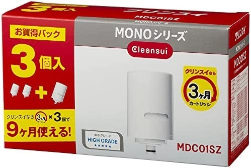 [ бесплатная доставка ] Mitsubishi Chemical * cleansui водяной фильтр картридж для замены 3 штук больше количество упаковка MONO серии MDC01SZ