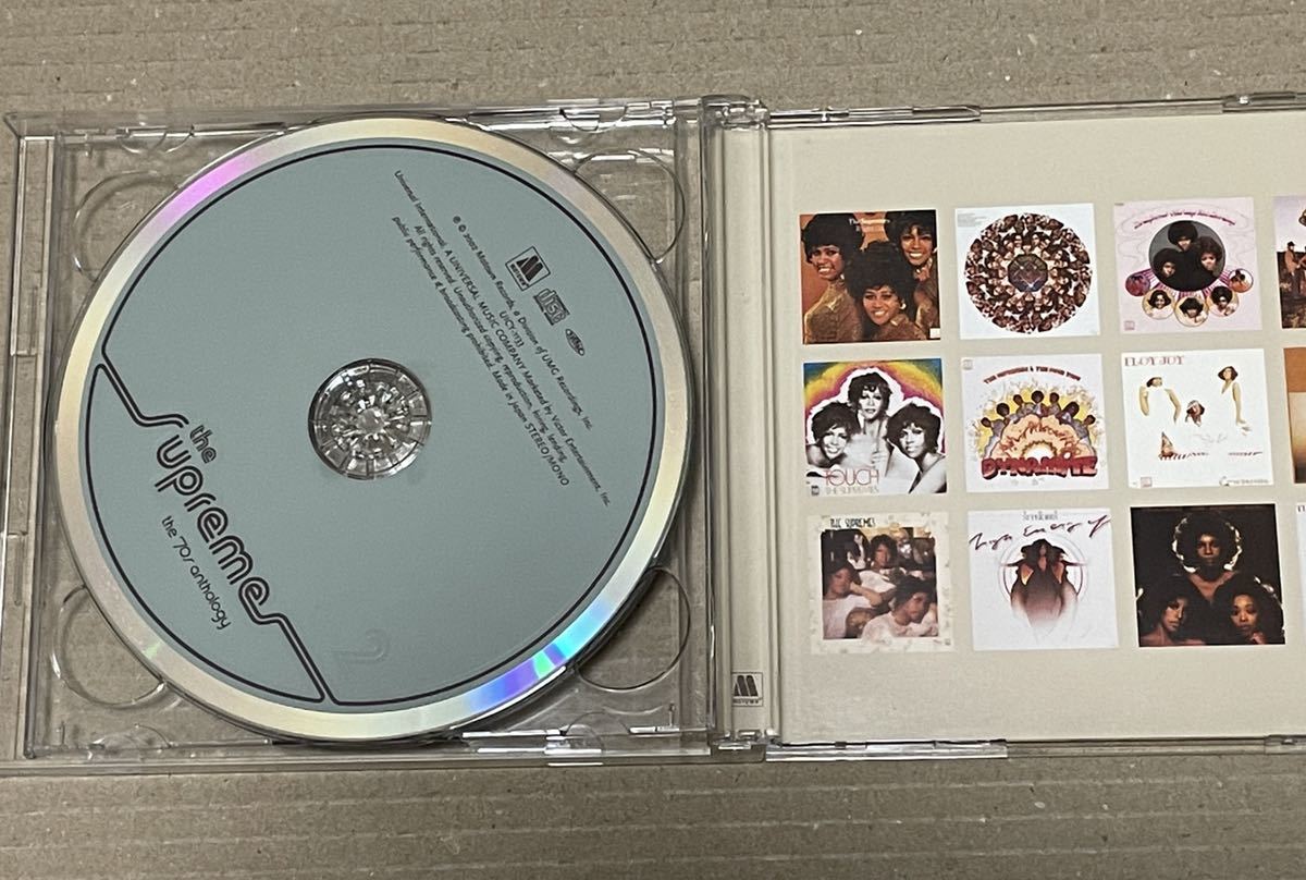 送料込 Supremes - The '70s Anthology 国内盤CD 2枚組 / シュープリームス / UICY1132_画像3