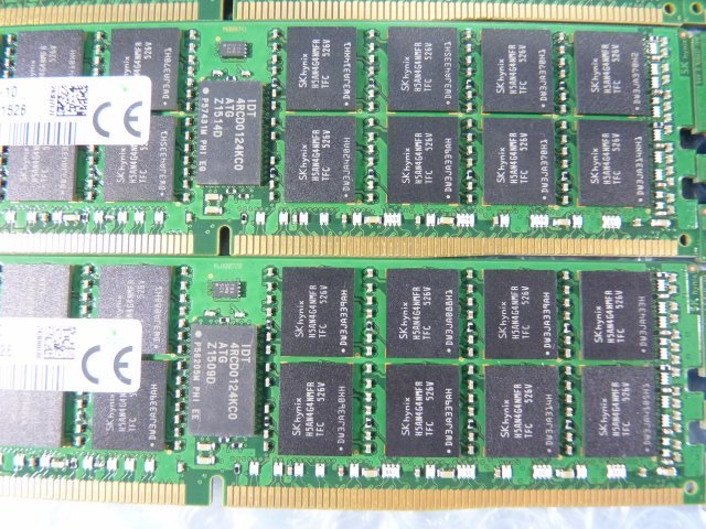 1OOI // 16GB 8枚セット 計128GB DDR4 17000 PC4-2133P-RA0 Registered RDIMM 2Rx4 HMA42GR7MFR4N-TF // Dell PowerEdge R430 取外_画像9
