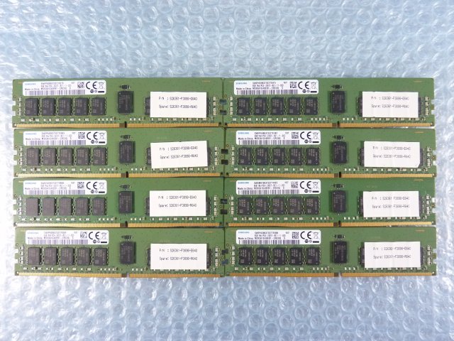大きな取引 1Rx4 RDIMM Registered PC4-2400T-RC1 19200 DDR4 計64GB 8枚セット //8GB 1OOK M393A1G40EB1-CRC0Q M3 RX4770 S26361-F3898-E640//Fujitsu その他