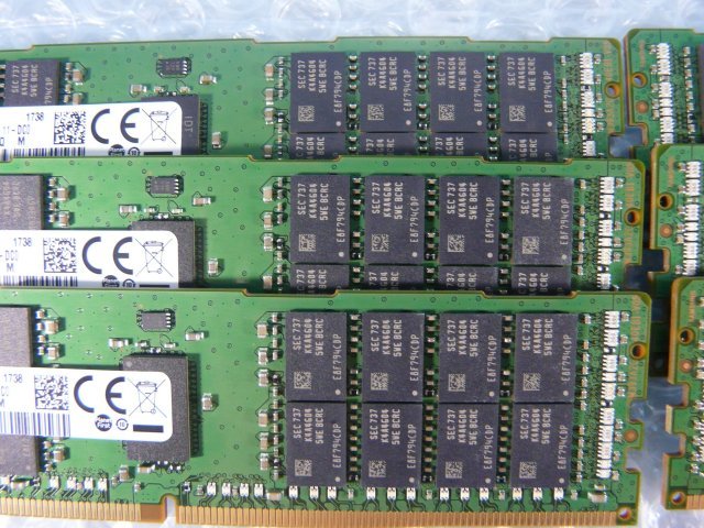 1ORO // 16GB 12枚セット計192GB DDR4 19200 PC4-2400T-RA1 Registered RDIMM M393A2G40EB1-CRC0Q 7097801//Oracle ZFS Storage ZS5-2 取外_画像6