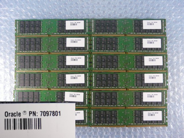 1ORO // 16GB 12枚セット計192GB DDR4 19200 PC4-2400T-RA1 Registered RDIMM M393A2G40EB1-CRC0Q 7097801//Oracle ZFS Storage ZS5-2 取外_画像10