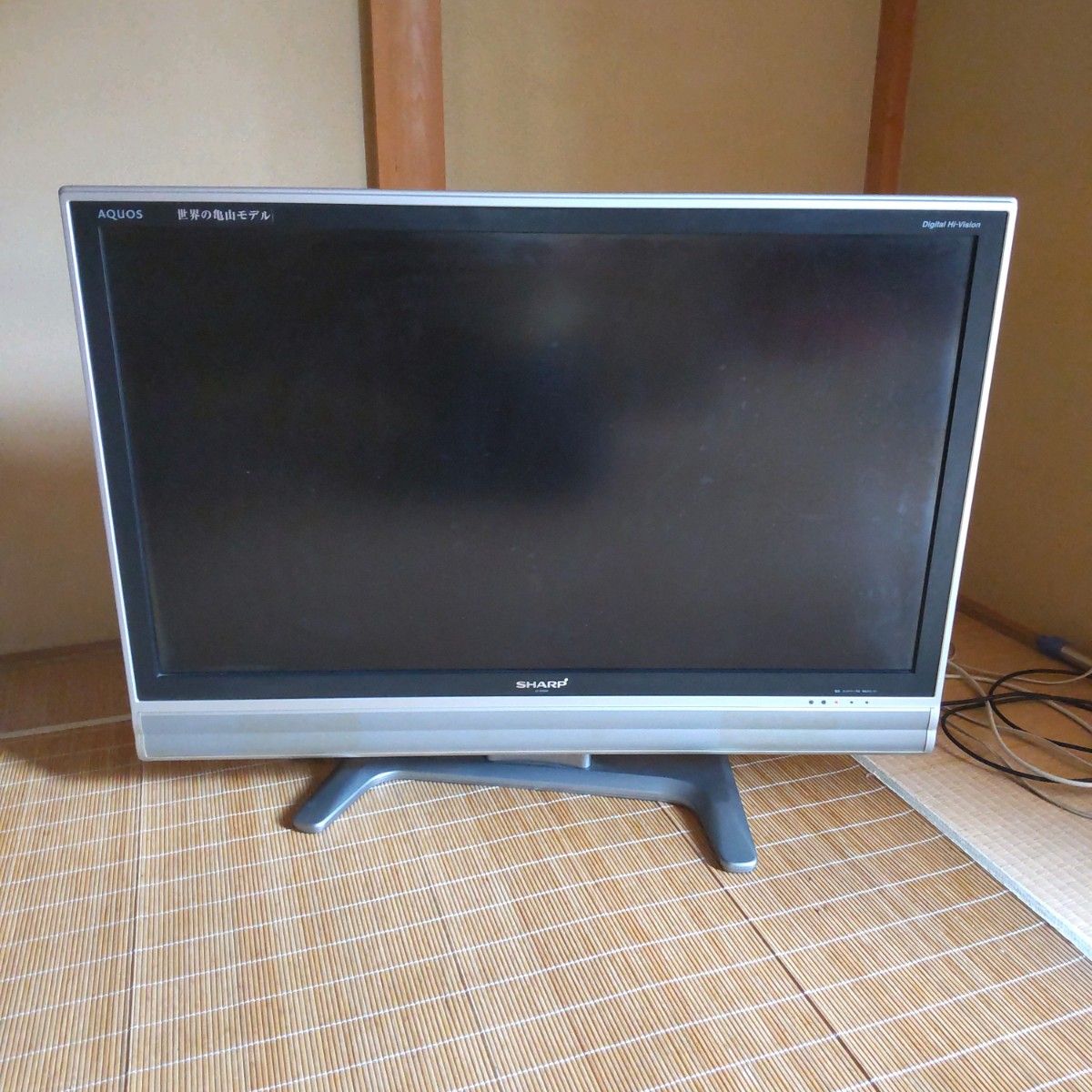 ★動作確認済 シャープ アクオス  液晶カラーテレビCL-37ES502009年リモコン付きSHARP AQUOS