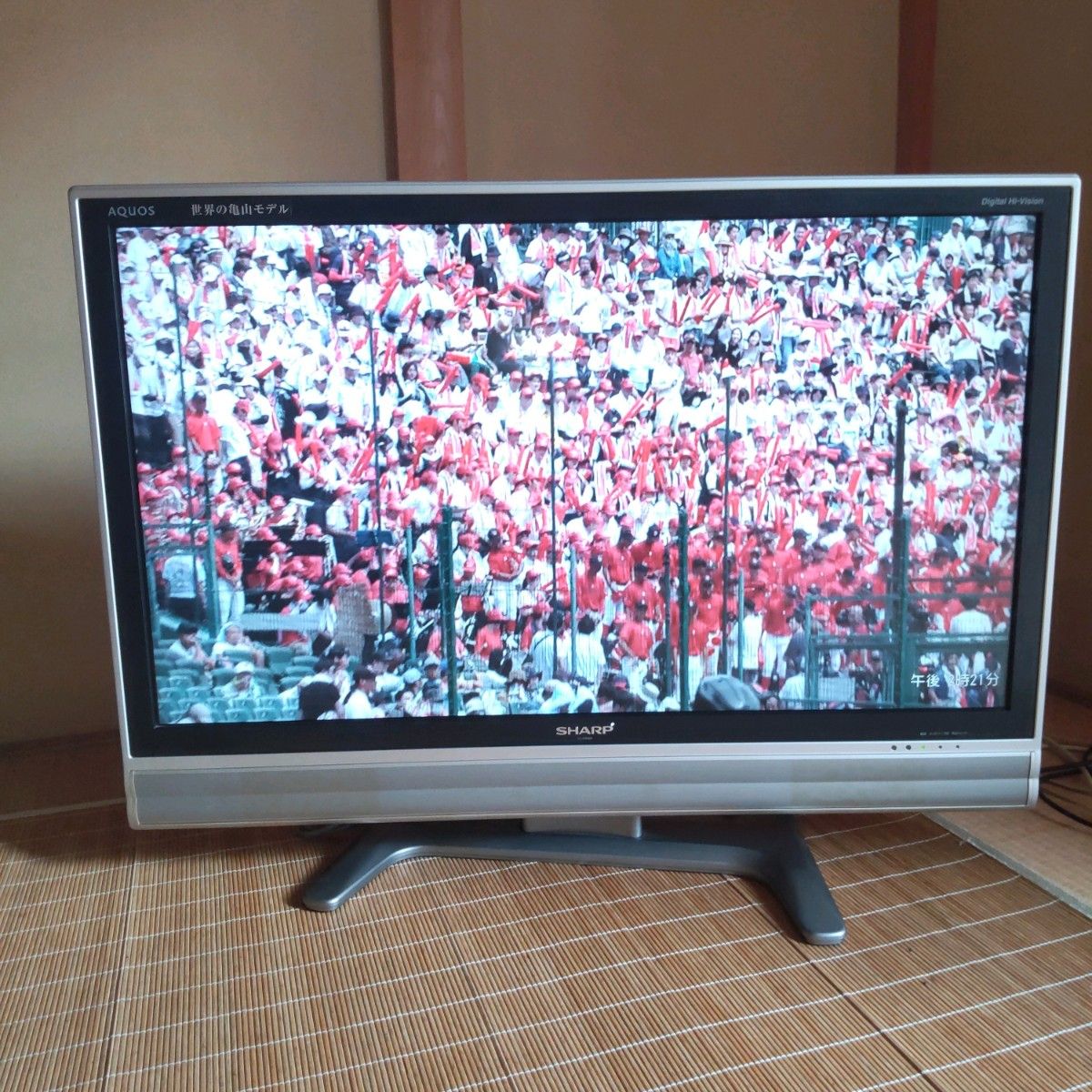 ★動作確認済 シャープ アクオス  液晶カラーテレビCL-37ES502009年リモコン付きSHARP AQUOS