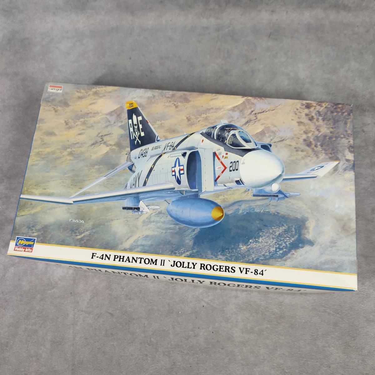  б/у не использовался товар Hasegawa F-4N Phantom II [jo Lee Roger sVF-84] (1/72 шкала 00367) нет наклейки товар пластиковая модель не собран 