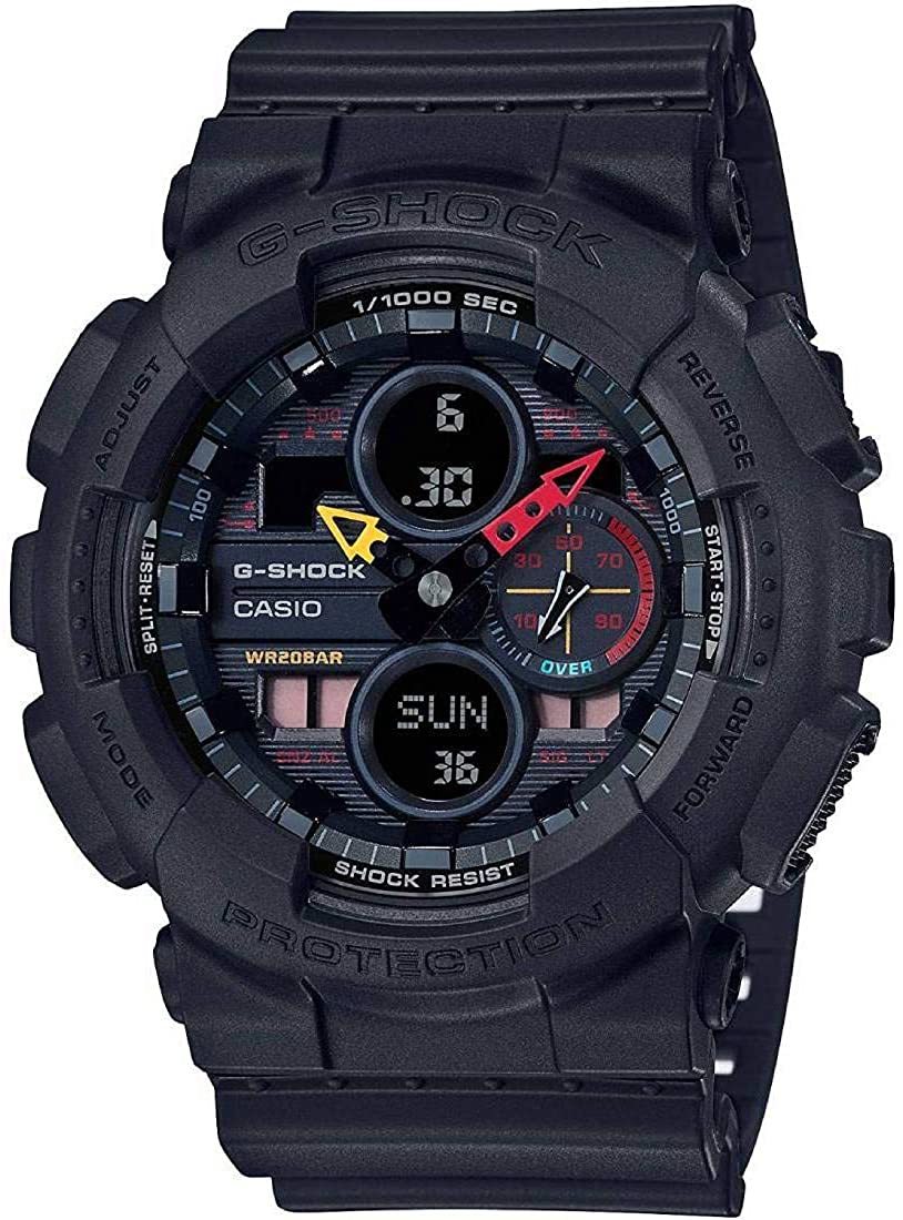 【新品】カシオ Gショック ★GA-140BMC-1AJF★ ネオンカラー Black × Neon デジアナ ブラック