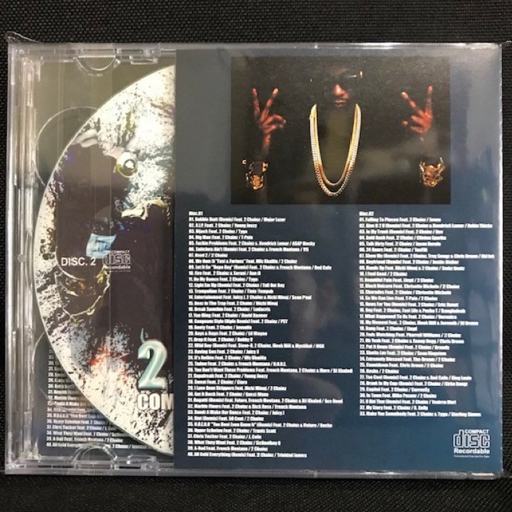 ★2 Chainz トゥ チェインズ 豪華2枚組73曲 完全網羅 最強 Complete Best MixCD【2,200円→半額以下!!】匿名配送_画像3