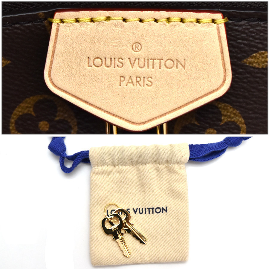 未使用品 ルイヴィトン 2WAYバッグ ボエシNM MM モノグラム M45987 キャンバス×レザー ブラウン レディース LOUIS VUITTON_画像9