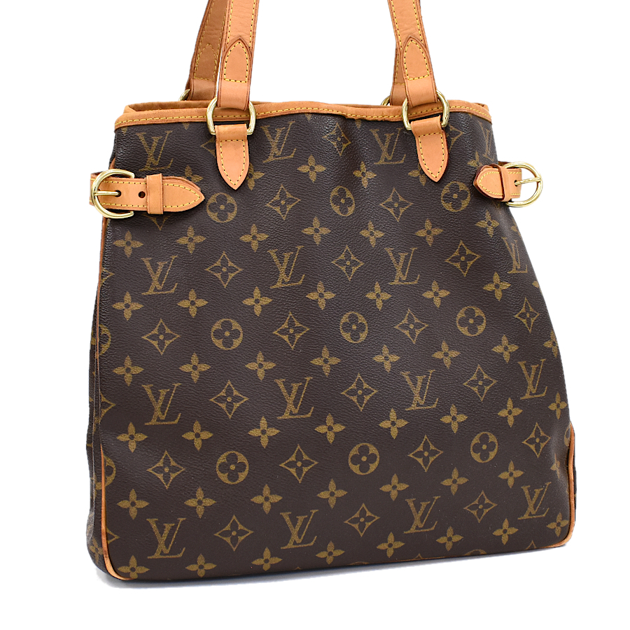 1点限定 ルイヴィトン バティニョールヴェルティカル ショルダーバッグ M51153 モノグラム ブラウン LOUIS VUITTON_画像1