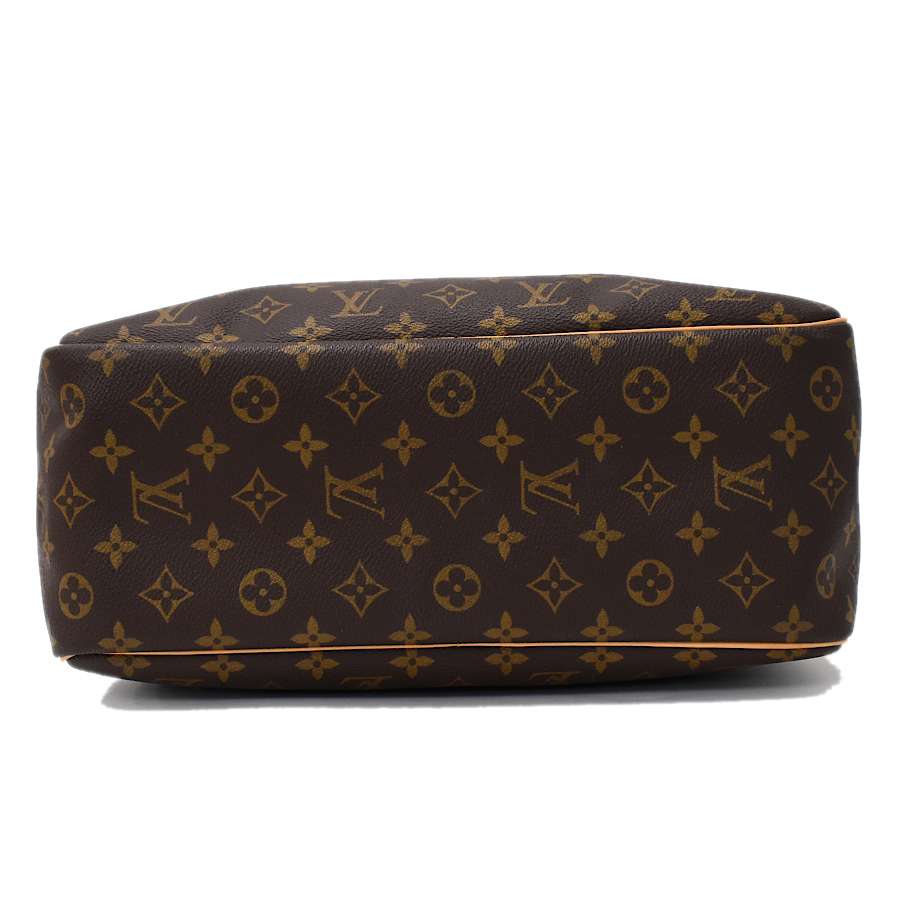 1点限定 ルイヴィトン ドーヴィル ハンドバッグ M47270 モノグラム ブラウン LOUIS VUITTON Deauville_画像4