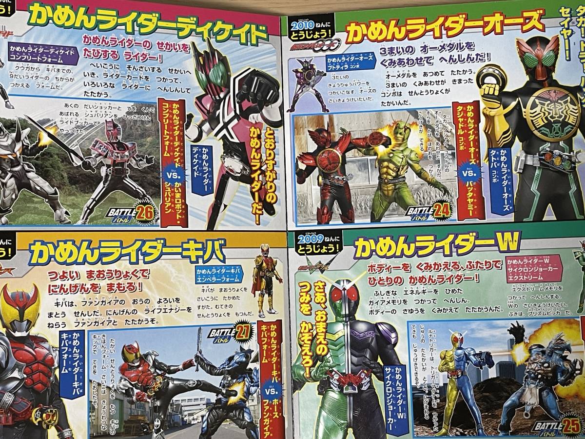 仮面ライダーヒーローズ! スーパーバトル大図鑑　仮面ライダーゼロワン&平成仮面ライダー 20人/講談社のテレビ絵本/2019年初版 /A28A01_画像8