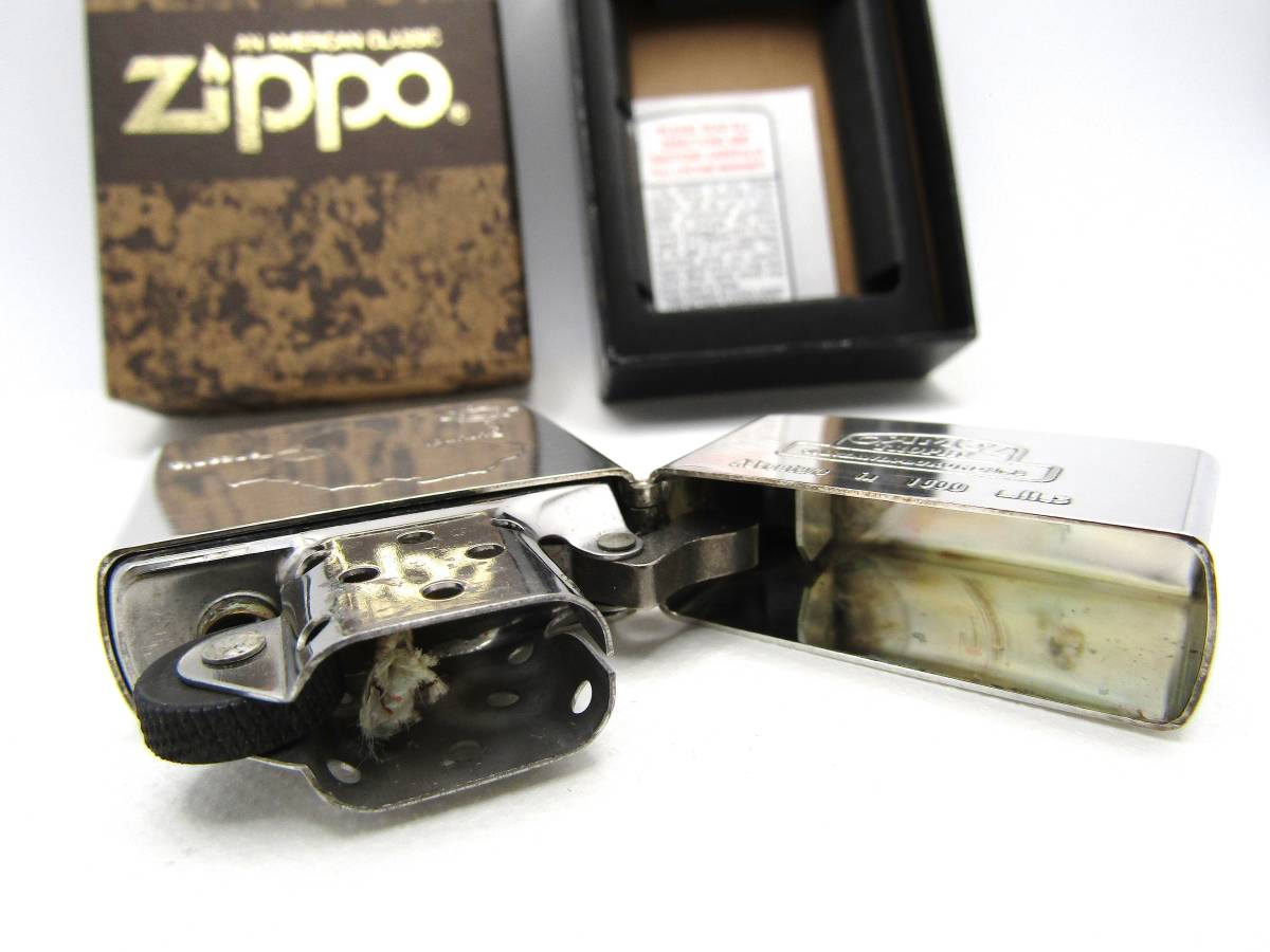 キャメルトロフィー Camel Trophy タンザニア-ブルンジ ’91 限定 zippo ジッポ イタリックボトム 1991年 未使用の画像7