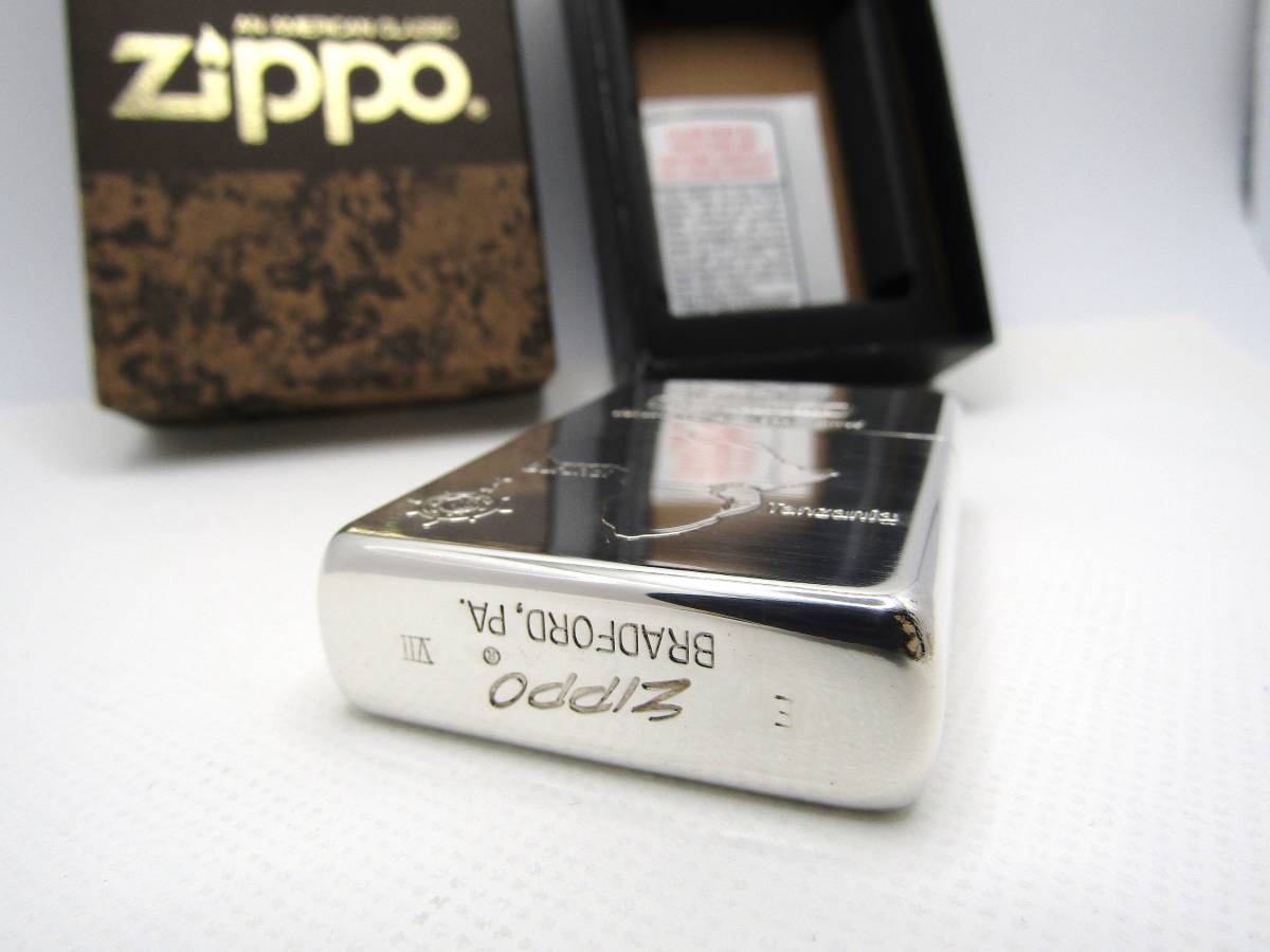 キャメルトロフィー Camel Trophy タンザニア-ブルンジ ’91 限定 zippo ジッポ イタリックボトム 1991年 未使用の画像6