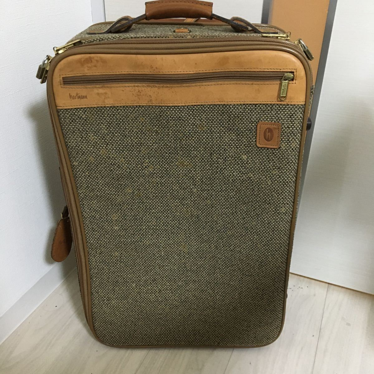 【日本限定モデル】 キャリーケース トラベルバッグ ツイード ウール 茶 レディース メンズ ハートマン ★hartmann★キャリー付きトランク 旅行 鞄 カバン スーツケース、トランク一般 【日本限定モデル】 キャリーケース トラベルバッグ ツイード ウール 茶 レディース メンズ ハートマン ★hartmann★キャリー付きトランク 旅行 鞄 カバン スーツケース、トランク一般