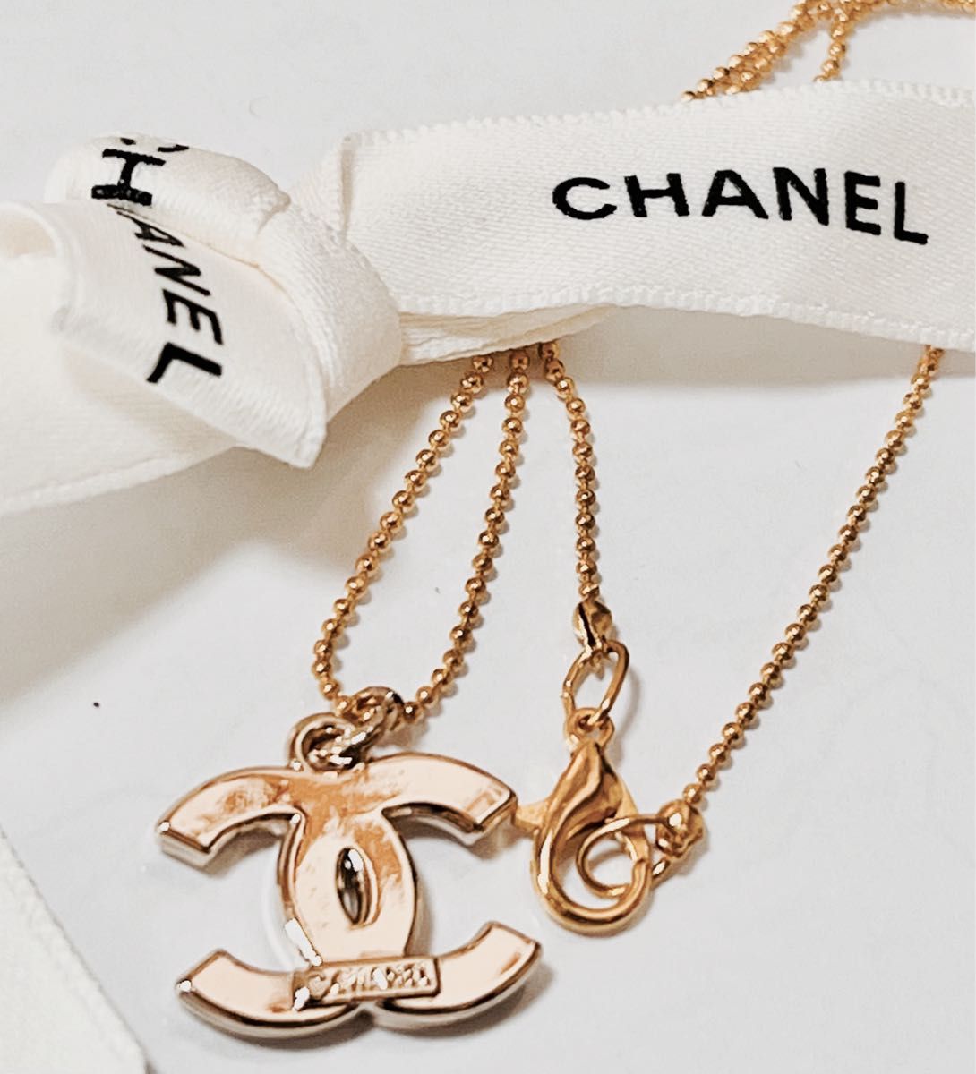 CHANEL シャネル　ヴィンテージ　ココマークモチーフネックレスB〈CHANEL刻印〉