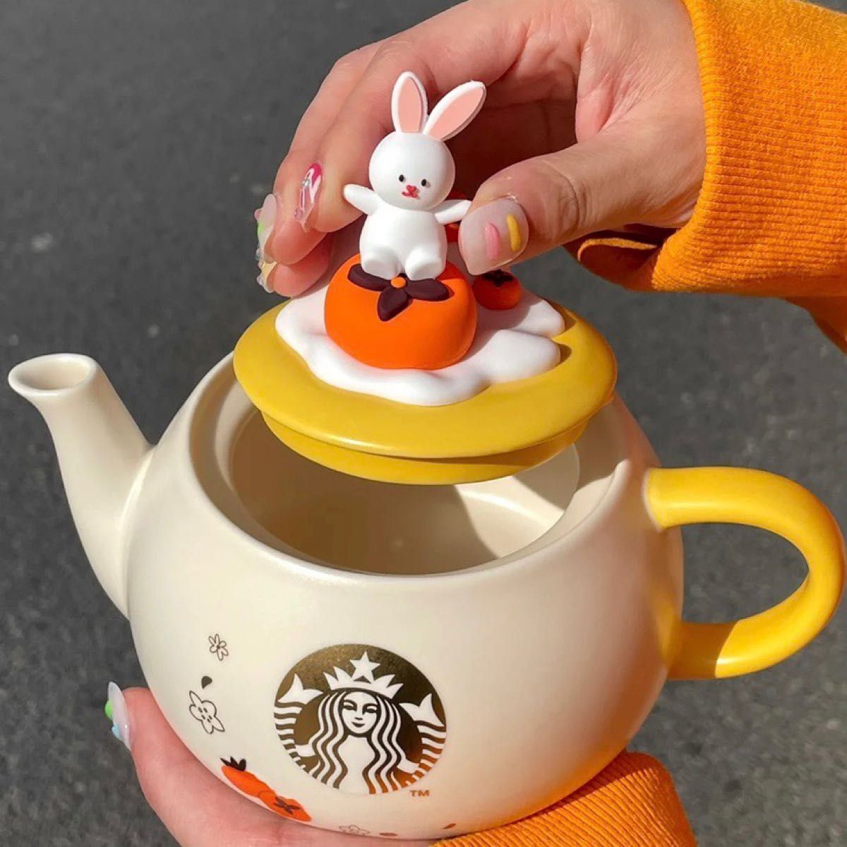 スターバックス海外限定】卯年シリーズ ティーポットセット うさぎ 二