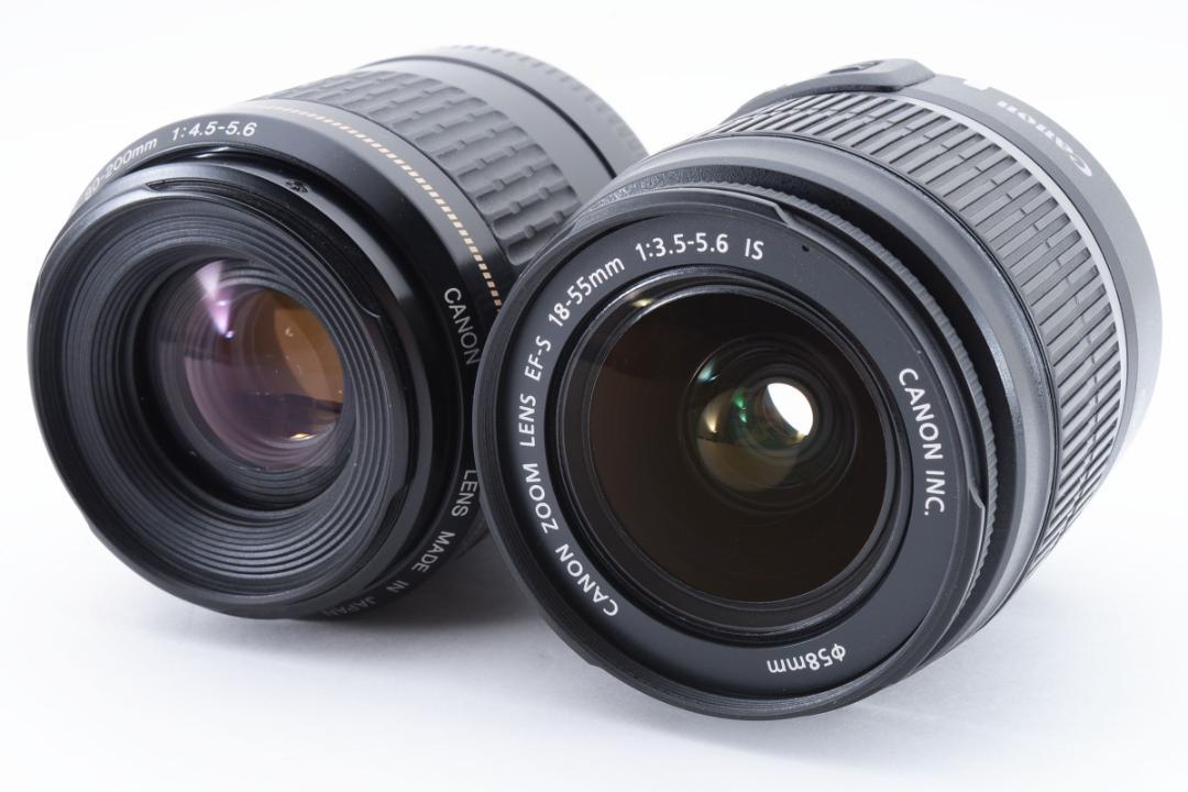 オンラインショップ】 Canon EOS KISS X8i Wレンズセット 一眼レフ