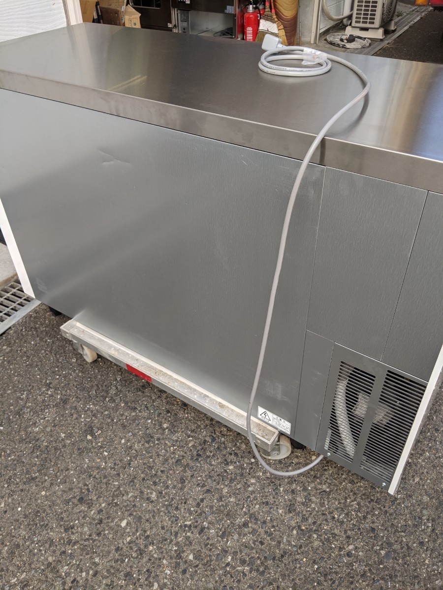 フクシマガリレイ 冷蔵ショーケース　LGU-120RE スライド扉小型冷蔵ショーケース 台下冷蔵庫　ほぼ未使用品_画像10
