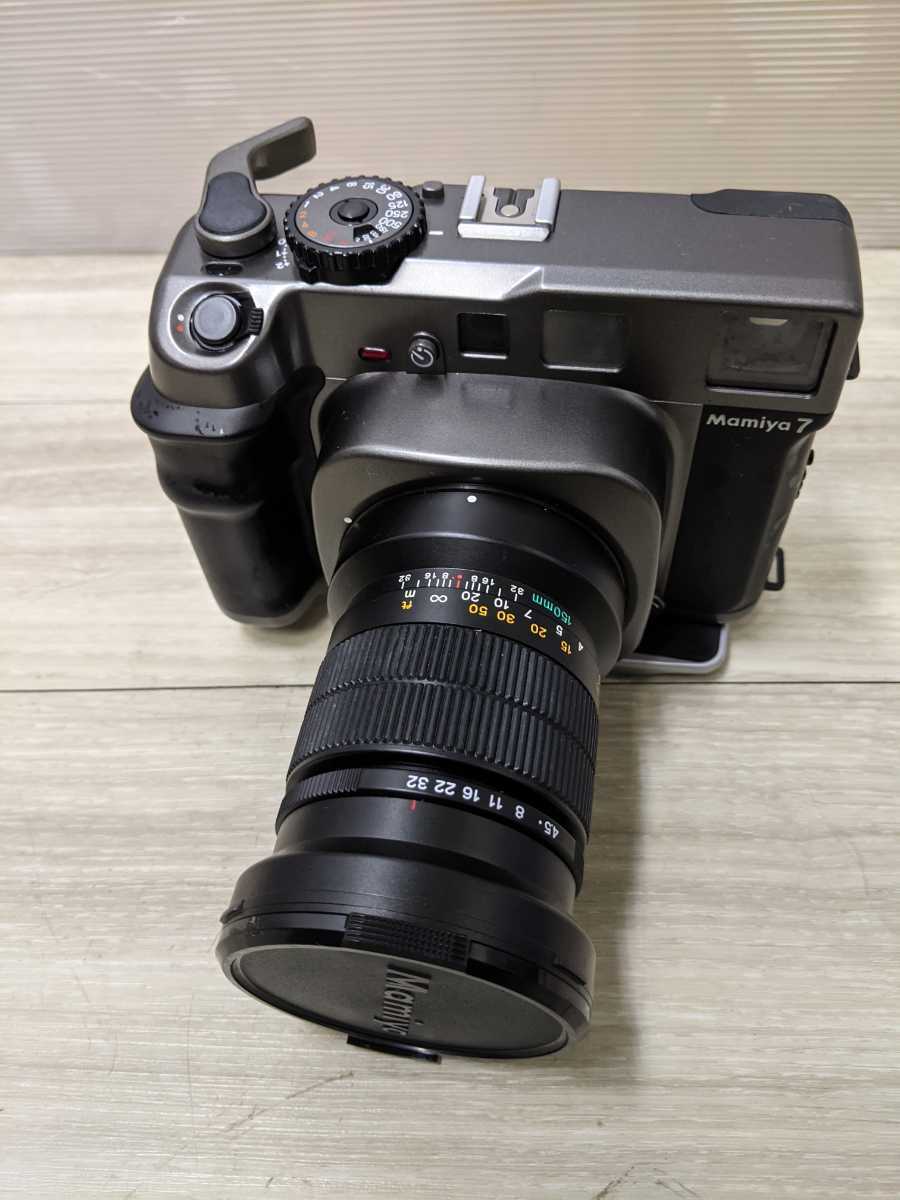Mamiya マミヤ 7 中判カメラ + Mamiya N F4.5 150mm L カメラレンズ 現状品