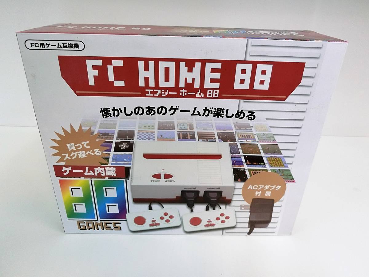 【展示品】FC HOME 88 ファミコン用ゲーム互換機 テレビゲーム_画像1