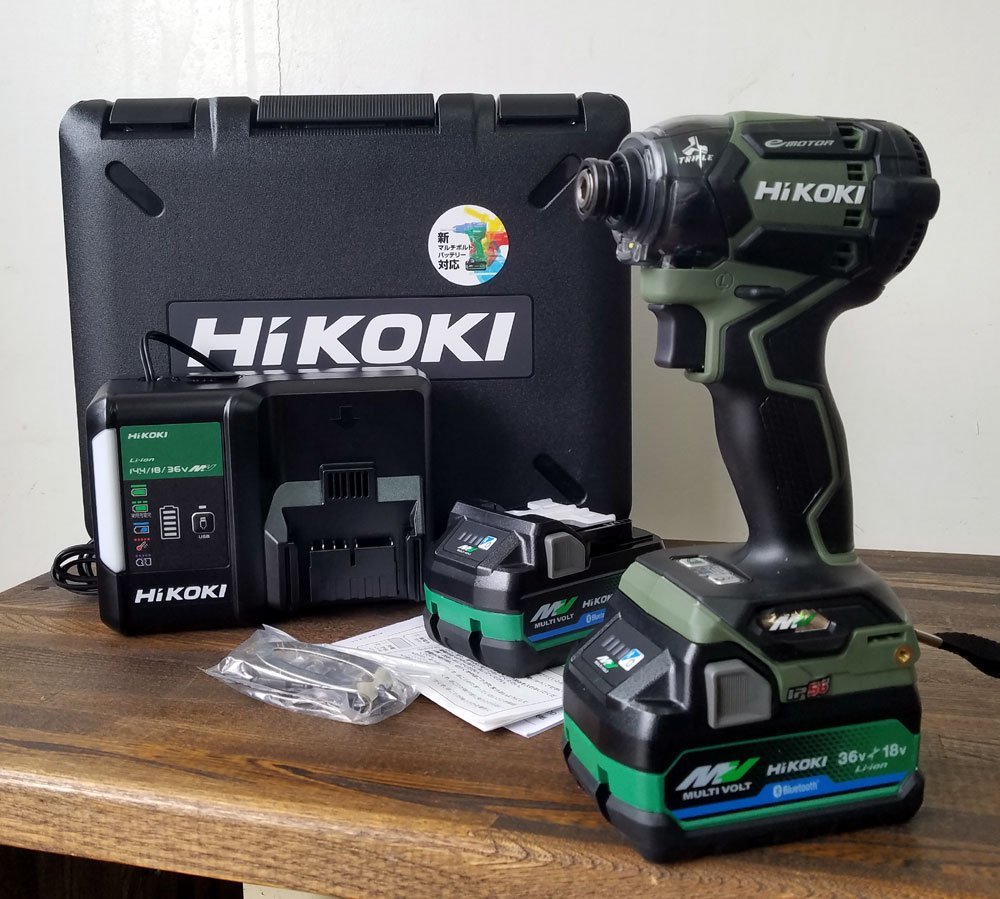 美品 HiKOKI ハイコーキ 36V コードレスインパクトドライバ WH36DC 2.5