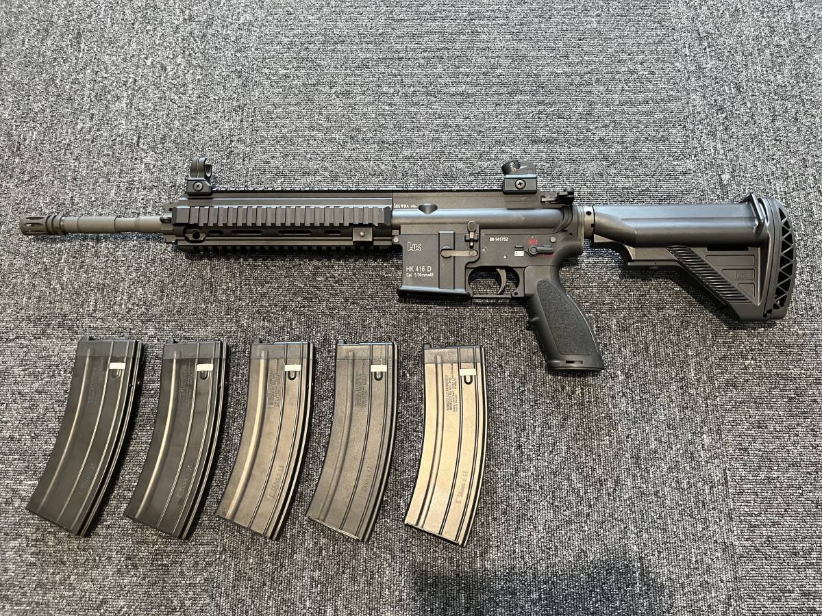 VFC Umarex HK416D HK416 GBB GEN.1 エアガン 純正マガジン5本付属