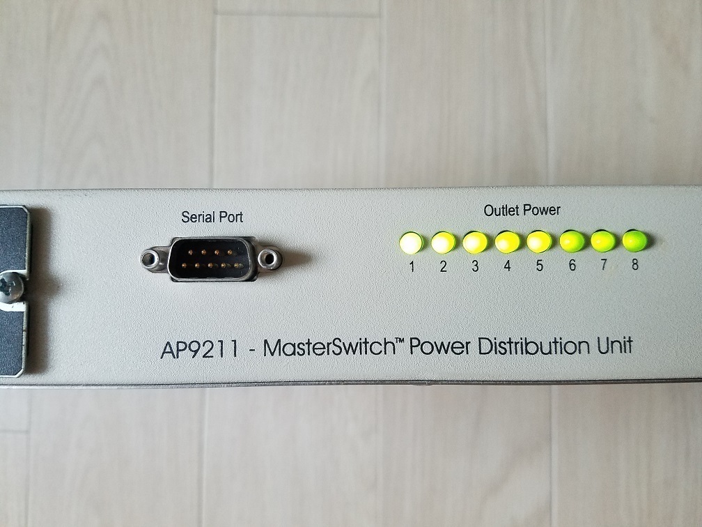 同梱OK 希少★遠隔電源コントローラ APC AP9211 Master Switch Network Power Controller_画像5