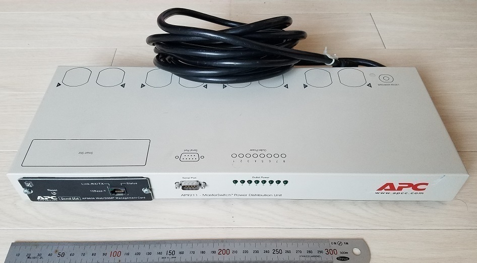 同梱OK 希少★遠隔電源コントローラ APC AP9211 Master Switch Network Power Controller_画像1