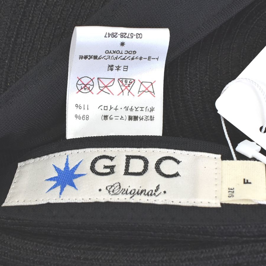 GDC ジーディーシー ブレードキャップ 黒 日本製 麻素材 帽子 メンズ レディース 送料無料_画像6