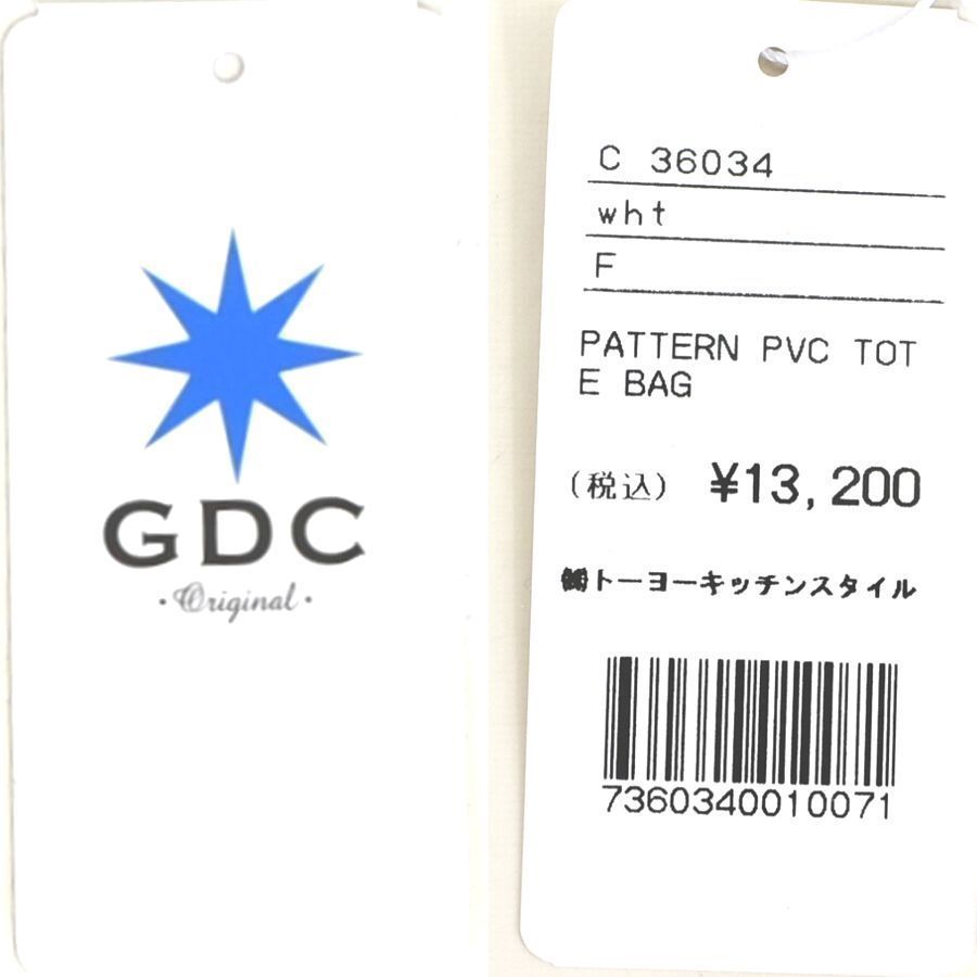 GDC ジーディーシー ビニールコーティングトートバッグ 白 PVC ショルダーバッグ エコバッグ 丈夫 メンズ レディース 送料無料_画像5