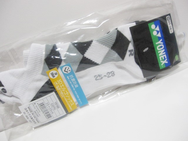 * free shipping * new goods *YONEX*25-28.*3D L go socks 3 pair * left right special design * anti-bacterial deodorization * Yonex *