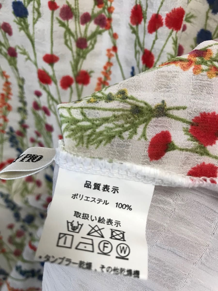 PEARLYPIO 切り替え 花柄チュニック M〜Lサイズ