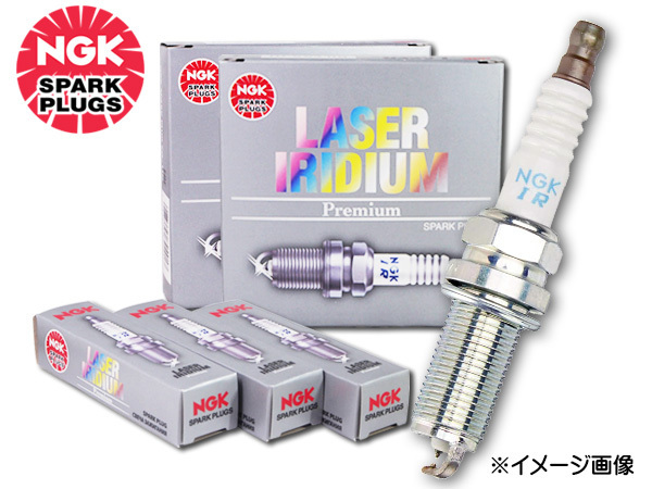 アルファ ロメオ ミト ABA-955141 NGK レーザーイリジウムプラグ 標準同等 4本セット ネコポス 送料無料_画像1