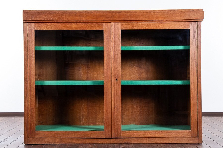 【北欧家具】『 イギリス ビンテージ 60s ミッドセンチュリー ガラスキャビネット 16504 』 カップボード アンティーク 収納棚 飾棚