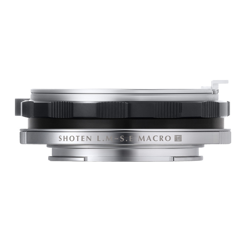SHOTEN LM-SE M II( Leica M mount lens - Sony E mount conversion ) depression attaching mount adaptor black 