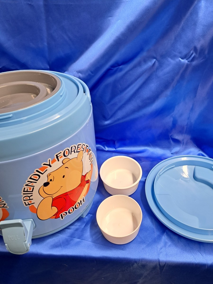 LOGOS Винни Пух рисунок Disney 6.1 литров кувшин для воды Logos бледно-голубой б/у товар уличный спорт симпатичный 