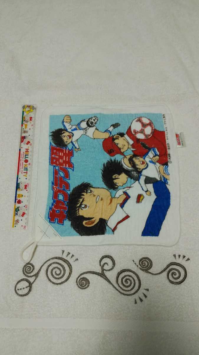 ** Captain Tsubasa &#10084; towel handkerchie 1 sheets * new goods unused postage 140 jpy ~