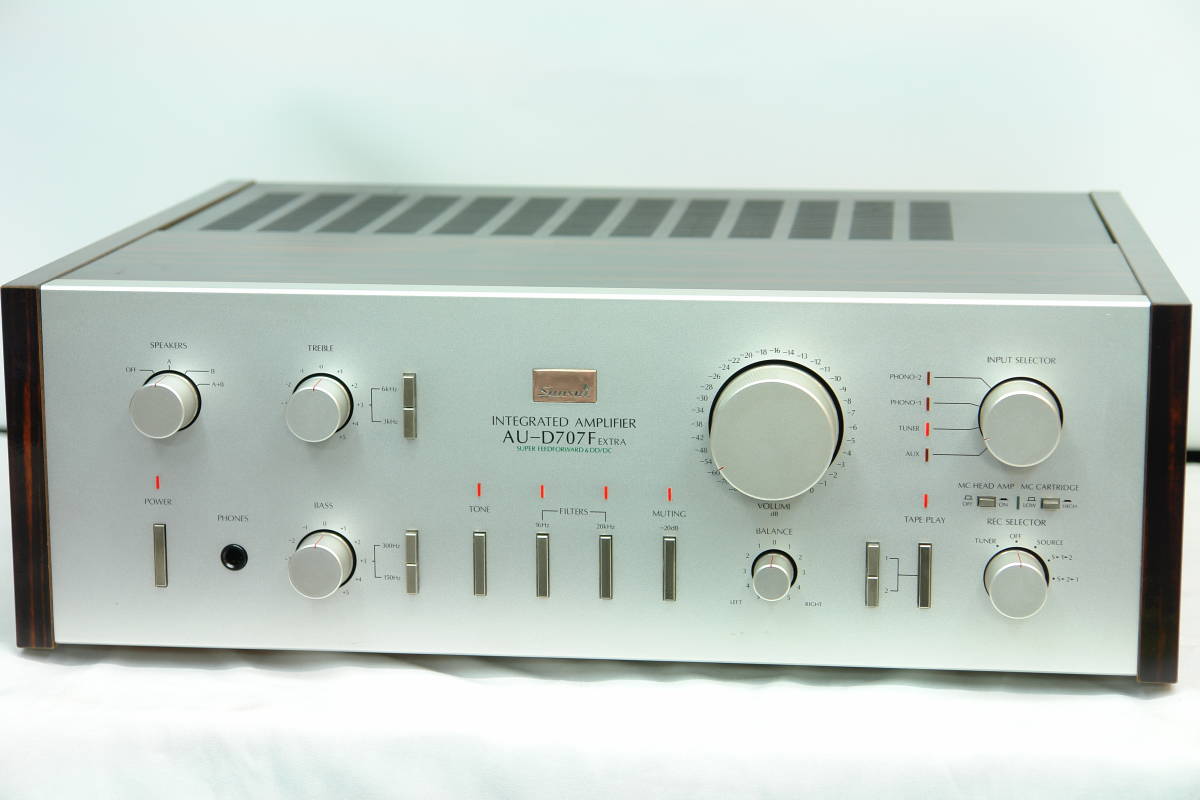 ジャンク品 サンスイ SANSUI プリメインアンプAU-D707F EXTRA-