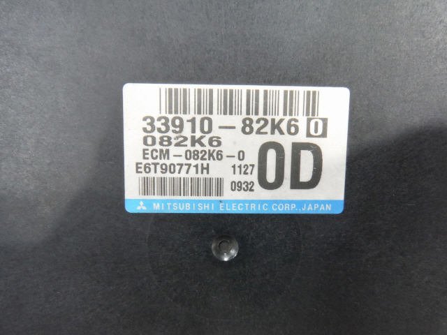 【検査済】 H23年 ワゴンR DBA-MH23S エンジンコンピューター K6A 33910-82K60 [ZNo:05005859] 9681_画像3