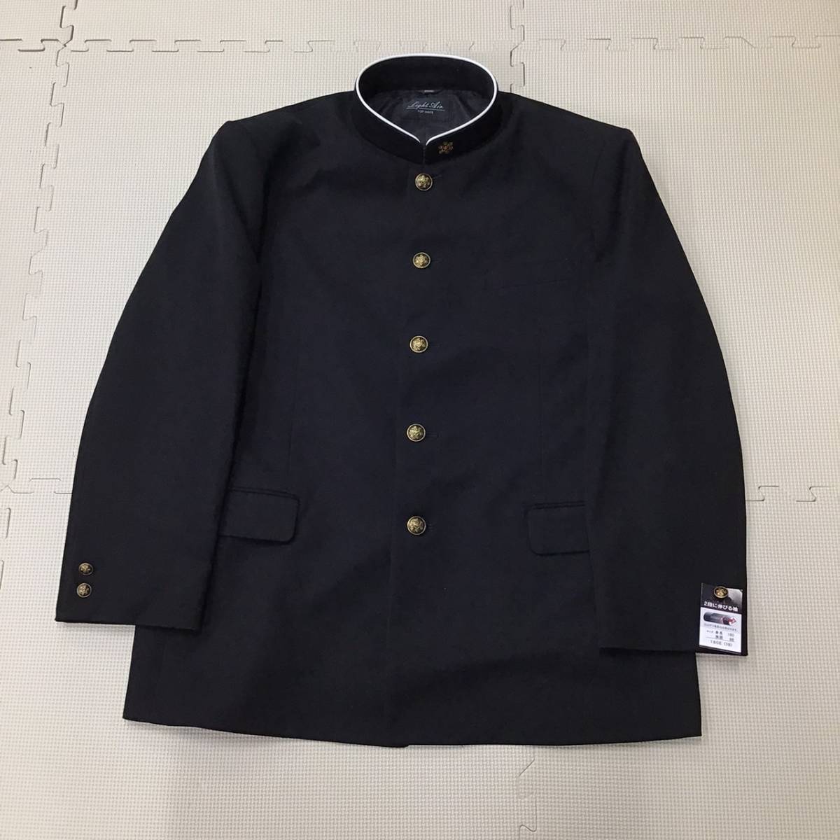 未使用品) 新潟県 荒川中学校 男子 標準型学生服 学ラン 180E 未使用品) 新潟県 荒川中学校 男子 標準型学生服 学ラン 180E