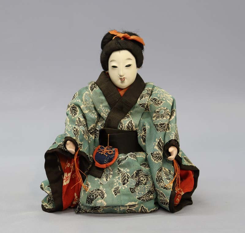 ■即決■ 江戸時代 三つ折れ人形 姉様 34cm ■ 市松人形