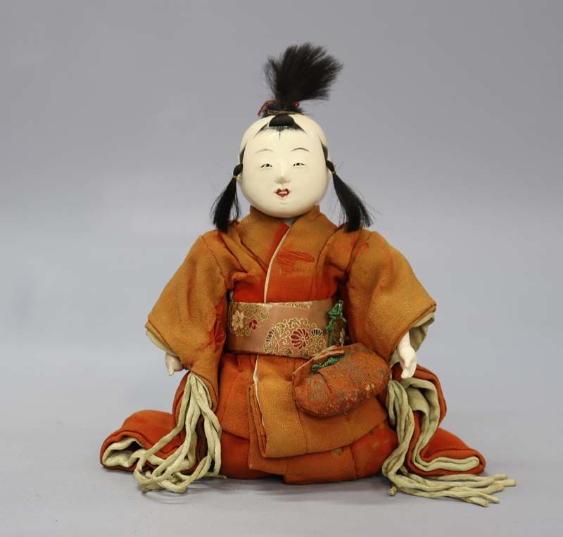 ■即決■ 江戸時代 三つ折れ人形 32cm 御所人形